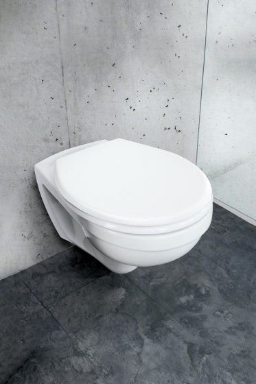 WC-Sitz Mod. Rieti, aus antibakteriellem Duroplast, belastbar bis 350 kg