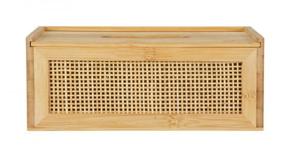 Kosmetiktuchbox Mod. Allegre, aus Bambus und Rattan 