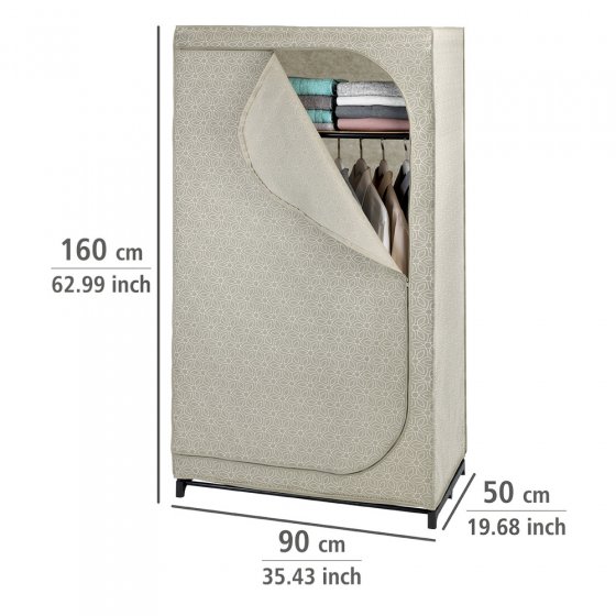 Kleiderschrank Mod. Balance mit Ablage, Stoffschrank, Faltschrank