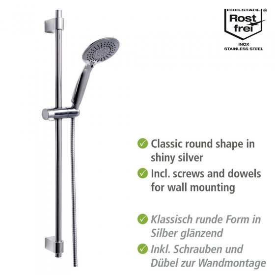 Brauseset Mod. Young Chrom, Länge Stange: 66 cm
