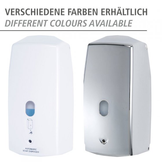 Infrarot Seifenspender Mod. Treviso Chrom 650 ml, automatischer Flüssigseifen-Spender, 650 ml