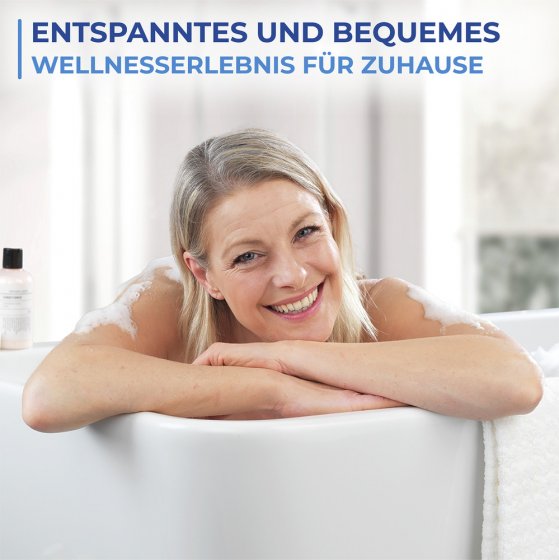 Badewannenmatte mit Kissen, aus 100% druckentlastendem Polyester-3D-Mesh-Gewebe 