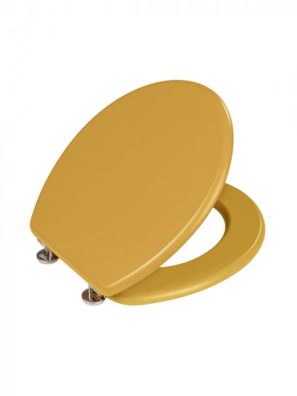 WC-Sitz Mod. Prima Senfgelb matt, MDF, FSC® zertifiziert