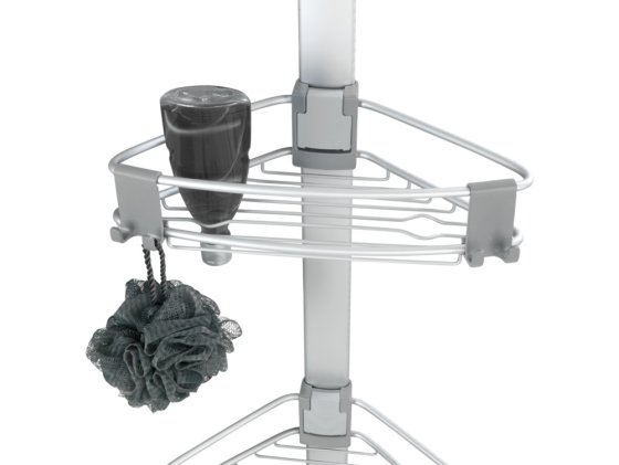 Teleskop Duschecke Mod. Purio, aus hochwertigem Aluminium 