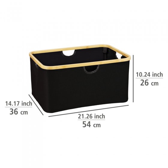 Wäschekorb Mod. Ecori, Textilien aus 100 % recyceltem Polyester 