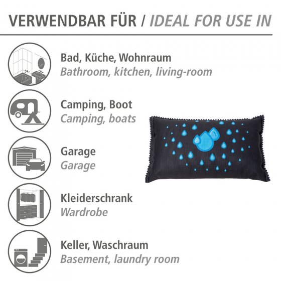 Auto-Entfeuchter mit Indikator 1000 g, 3er Set, Auto Entfeuchterkissen