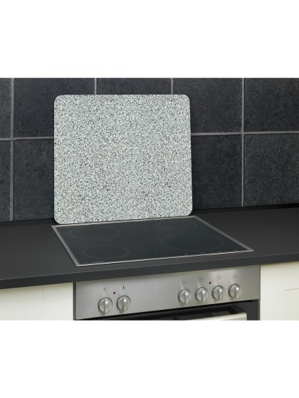 Multi-Platte Mod. Granit, Spritzschutz, Herdblende, Schneidbrett 