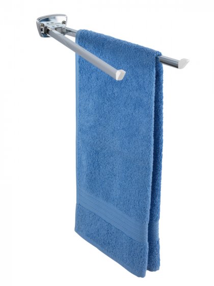 Handtuchhalter Mod. Basic glänzend, mit 2 beweglichen Handtuchstangen 
