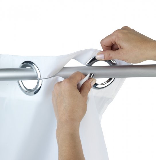 Anti-Schimmel Duschvorhang Mod. Astera Flex, aus 100 % Polyester