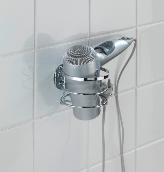 Turbo-Loc® Edelstahl Haartrocknerhalter, rostfrei, Befestigen ohne bohren 