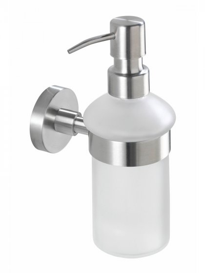 Seifenspender Mod. Bosio Edelstahl matt, Fassungsvermögen ca. 200 ml 