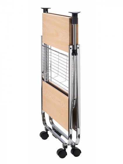 Servierwagen Mod. Dinett Deluxe Ahorn, zusammenklappbar