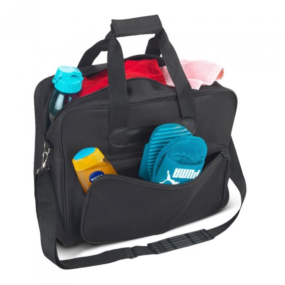 Komfort-Universaltasche Schwarz, 100 % Polyester 