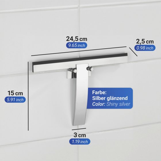 Badezimmerwischer Mod. Gela, rostfrei
