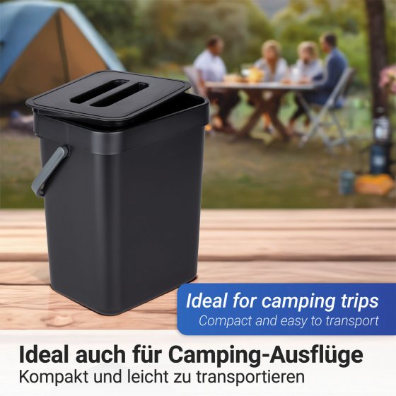 Abfallsammler mit Griff Mod. Tago 5 Liter, flexibel einsetzbar