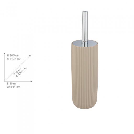 WC-Garnitur Mod. Agropoli Beige, aus Kunststoff