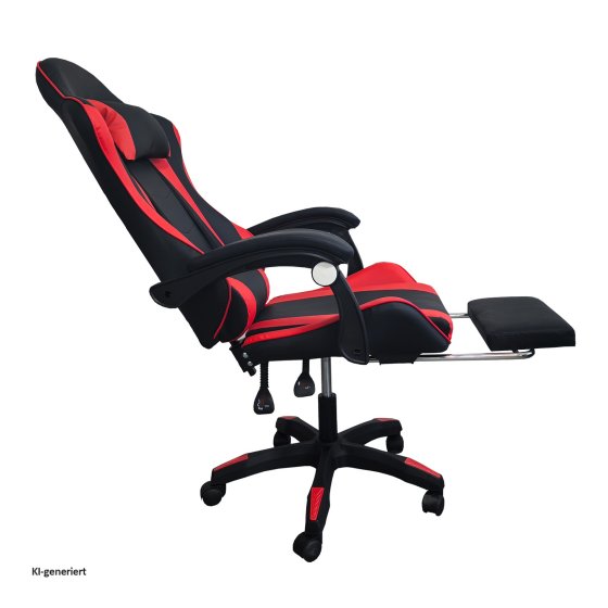 Schreibtischstuhl Krit Relax Schwarz-Rot 