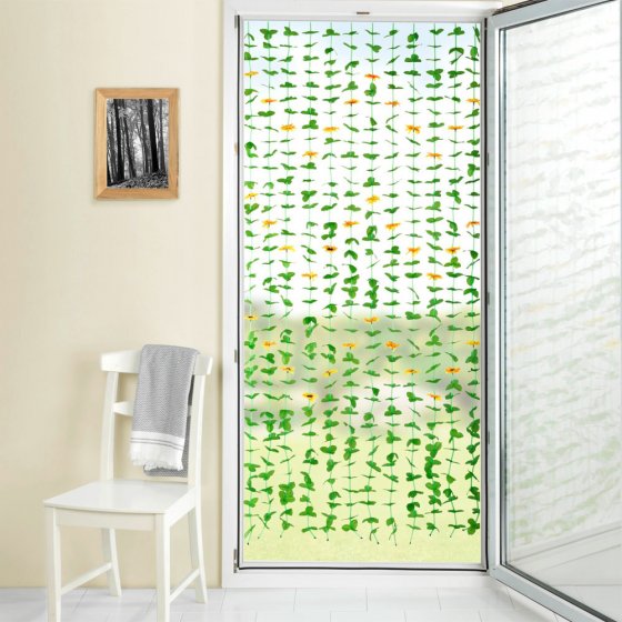 Blättervorhang Sonnenblumen, schützt vor Insekten & Blicken 