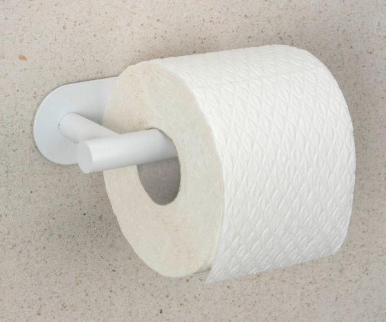 Turbo-Loc® Toilettenpapierhalter Mod. Orea White matt, aus rostfreiem Edelstahl 