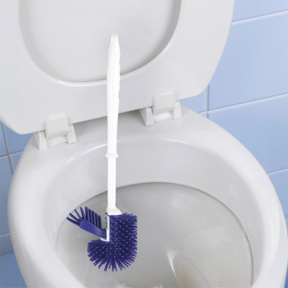 WC-Hygiene-Garnitur, Lila, 2er set, mit Randbürste 