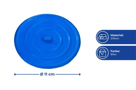 Abfluss-Stöpsel Universal, 5er Set, passt in alle Standardwannen und Spülbecken 
