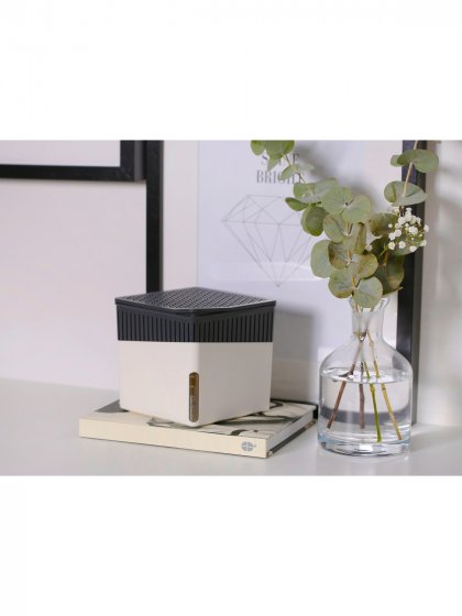 Raumentfeuchter Mod. Cube Weiß 2 x 1000 g, für Räume bis ca. 80 m³ 