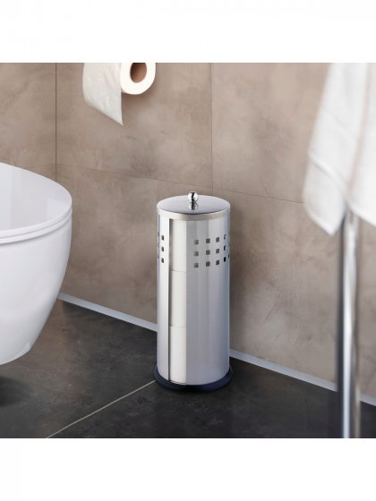 Toilettenpapier-Ersatzrollenhalter Mod. Ancona matt Edelstahl, rostfrei