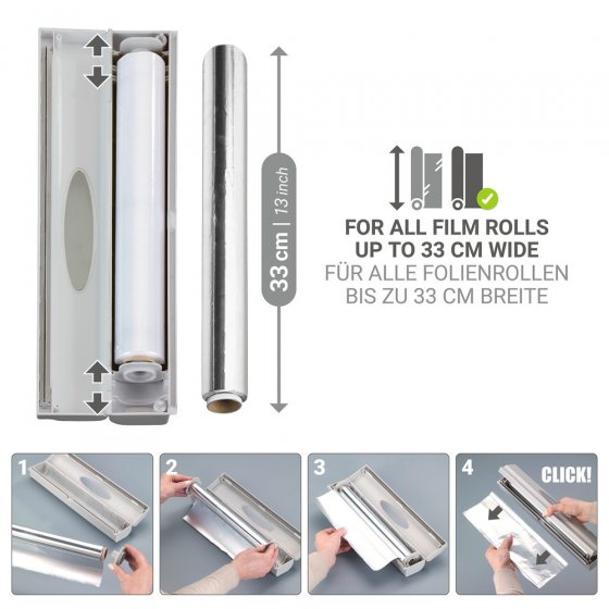 Folienschneider Perfect Cutter L Lichtgrau 2er Set 