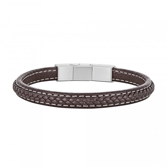 Armband Lederarmband braun 21cm mit Verlängerung 