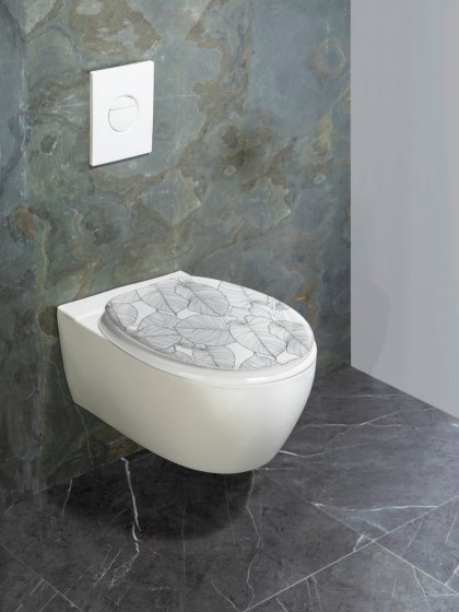 WC-Sitz Duroplast Mod. Samoa, aus antibakteriellem Duroplast 