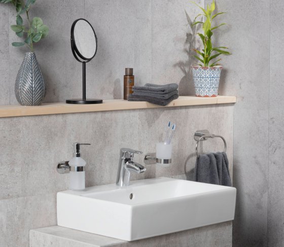 Turbo-Loc® Seifenspender Mod. Orea Shine, Befestigen ohne bohren 