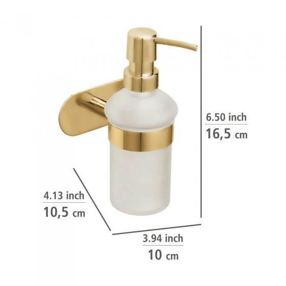 Turbo-Loc® Seifenspender Mod. Orea Gold Matt, Befestigen ohne bohren 