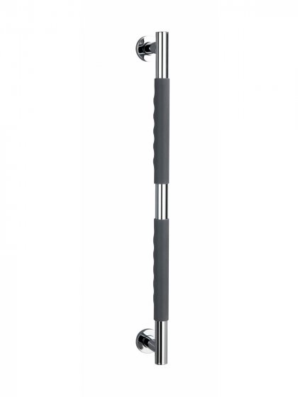 Edelstahl Wandhaltegriff Mod. Secura 65,5 cm, Bad-Sicherheitsgriff, belastbar bis 120 kg 