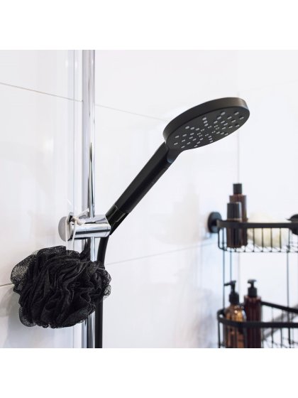 Mod. Design Duschschlauch Schwarz matt 175 cm, mit Verdrehschutz und Trinkwasserzulassung 