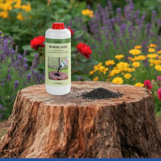 Wurzel-weg 1500 g, Wurzelentferner, beschleunigt Zersetzungsprozess 