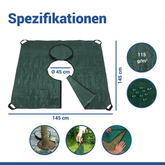 Multi-Plane Mod. Profi, Gartenplane zum Auffangen von Schnittgut 