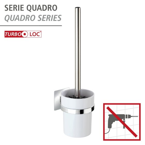 Turbo-Loc® WC-Garnitur Quadro, Befestigen ohne bohren 