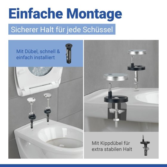 WC Sitz Mod. Astera, Toilettendeckel mit Motiv und Absenkautomatik 