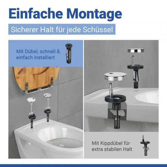 WC-Sitz Mod. Bambusa, aus Bambus 
