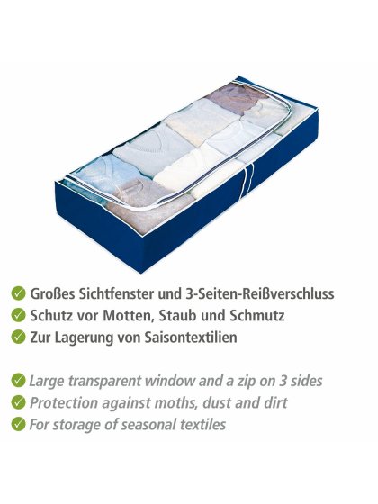 Unterbettkommode Air, 4er Set, zur platzsparenden Aufbewahrung von Saisontextilien 