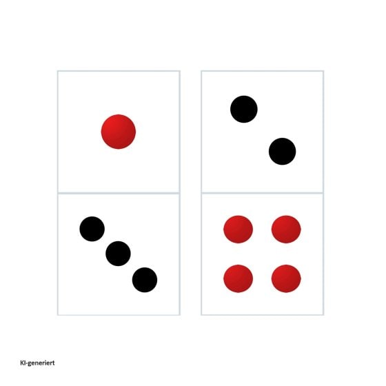 Untersetzer 4-tlg Dice 