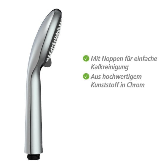 Duschkopf Ø 9,5 cm, Universal-Handbrause 
