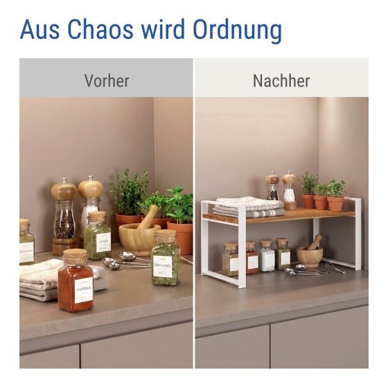 Küchenregal Mod. Louisa, 1 Ablage 