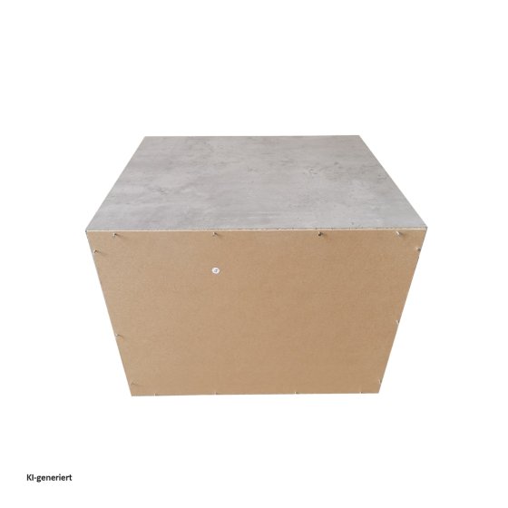 Nachtschrank Beton Weiß mit 2 Schubladen Nina 