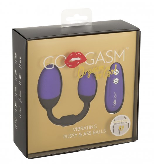 vibrierende Liebeskugel Pussy & Ass Balls 