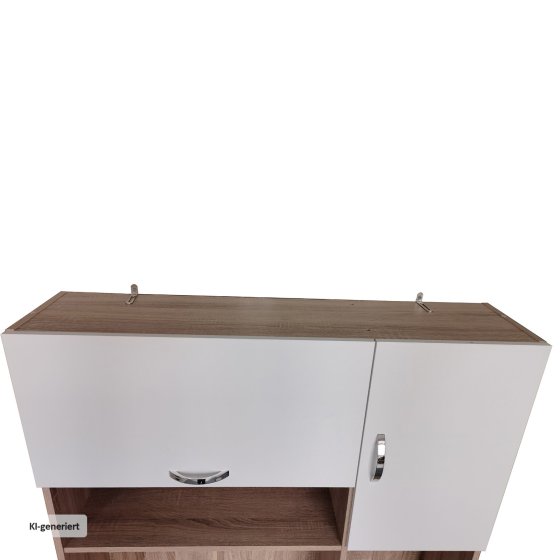 Küchenschrank Sonoma/Weiß Blanca 