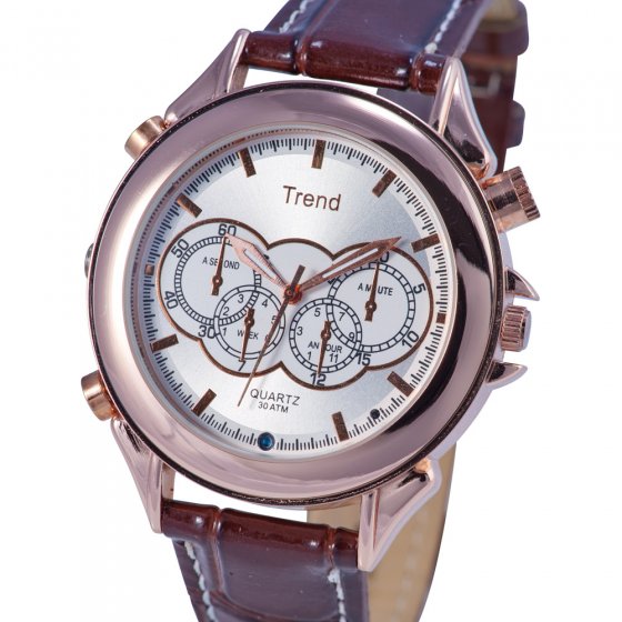 Elegante Armbanduhr mit Kamera