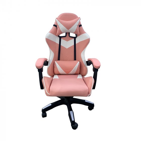 Schreibtischstuhl Krit Pink-Weiß 