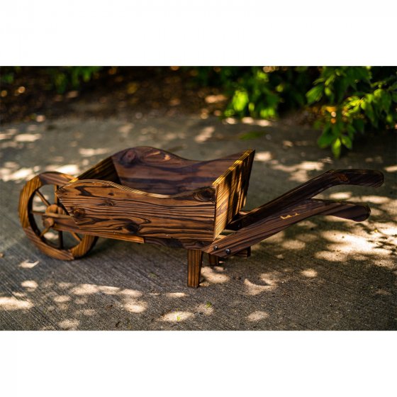 Holzschubkarre Natur Sommerset 