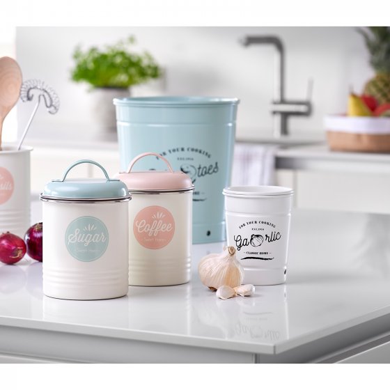 Vorratsdosen 3er Set Metall Retro 